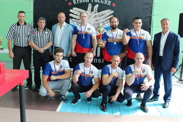 Finalists of the Russian Armwrestling Cup